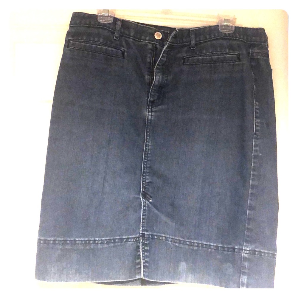 Modest jean skirt
